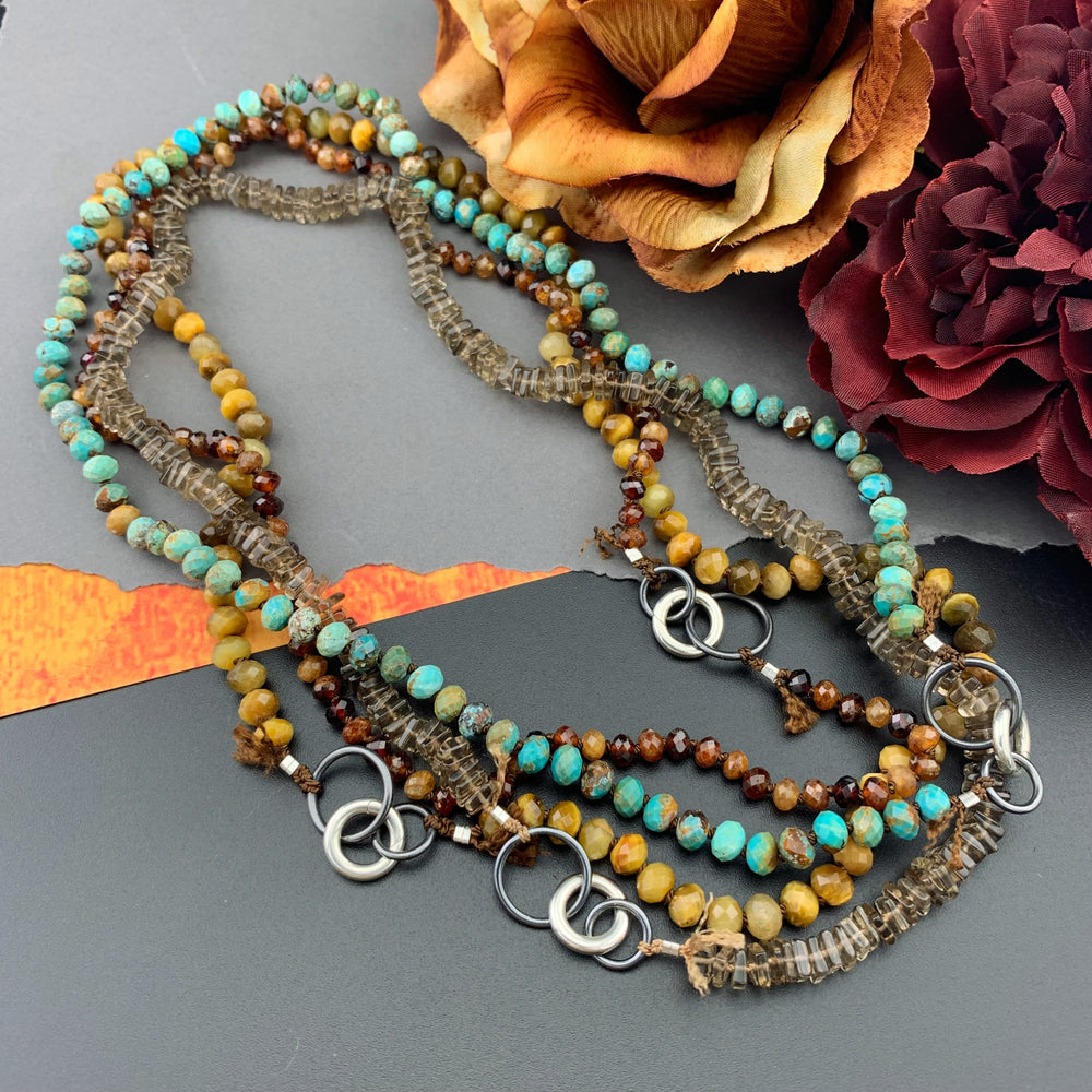 Radiant Necklace - Golden Tiger's Eye Gemstone Candy Necklace