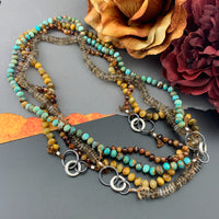 Radiant Necklace - Golden Tiger's Eye Gemstone Candy Necklace