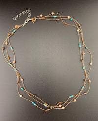 Radiant Necklace Triple Strand