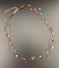 Radiant Necklace Triple Strand