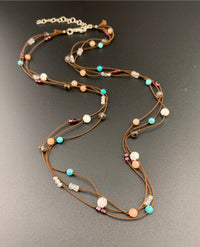 Radiant Necklace Triple Strand