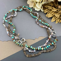 Radiant Necklace - Turquoise Gemstone Candy Necklace