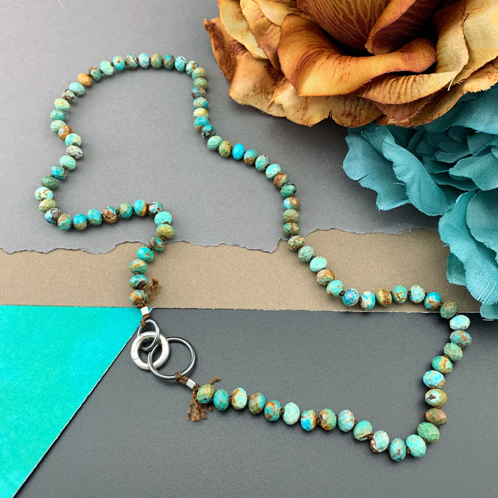 Radiant Necklace - Turquoise Gemstone Candy Necklace