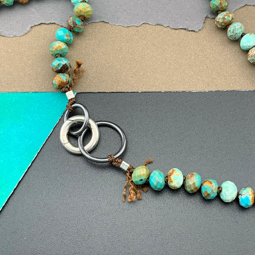 Radiant Necklace - Turquoise Gemstone Candy Necklace