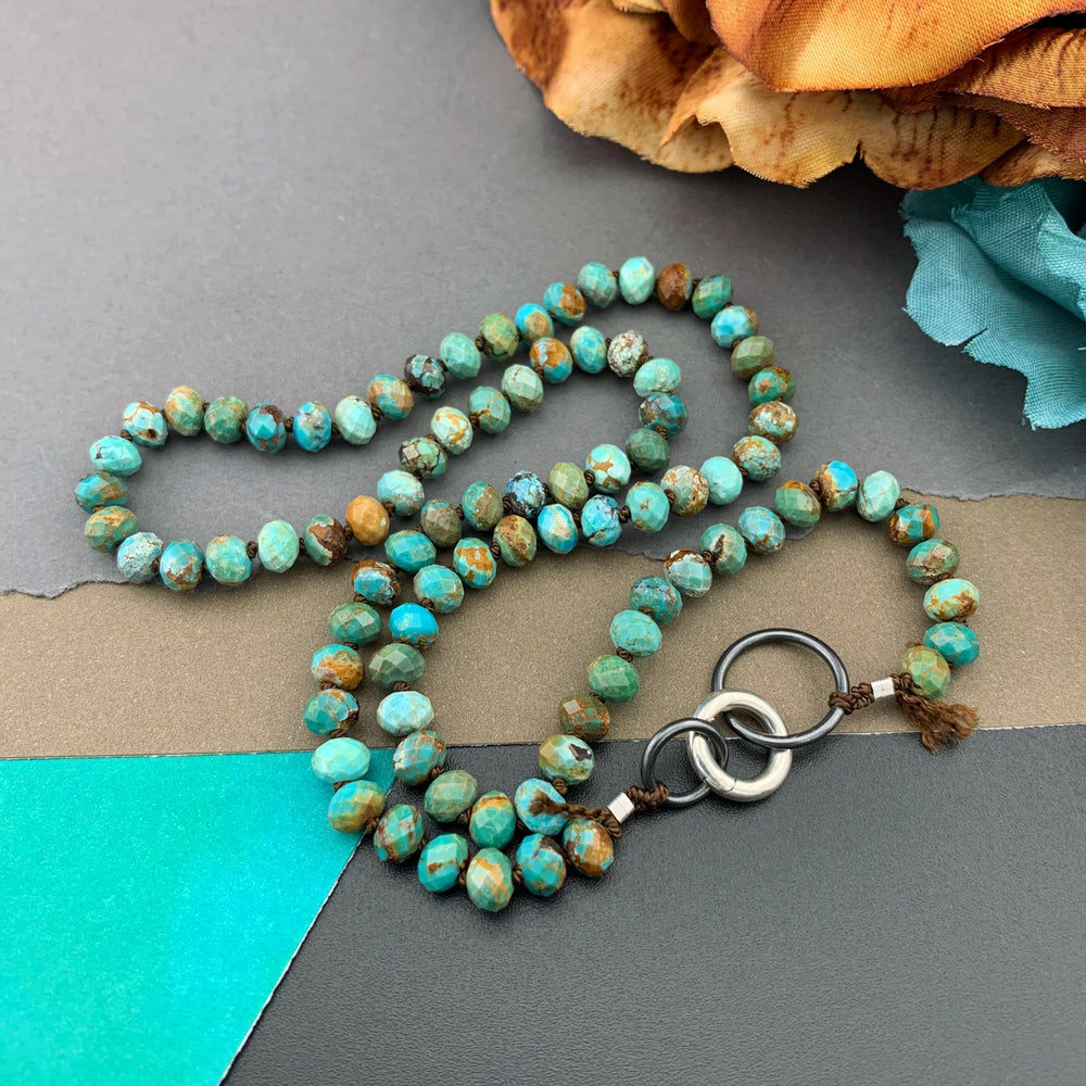 Radiant Necklace - Turquoise Gemstone Candy Necklace