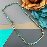 Radiant Necklace - Turquoise Gemstone Candy Necklace