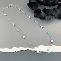 OOAK Delicate Silk Knotted Necklaces