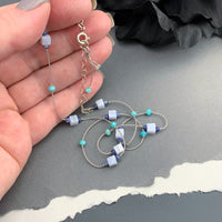OOAK Delicate Silk Knotted Necklaces
