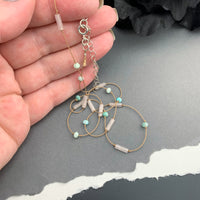 OOAK Delicate Silk Knotted Necklaces