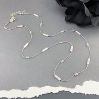 OOAK Delicate Silk Knotted Necklaces