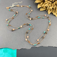 Radiant Necklace Triple Strand