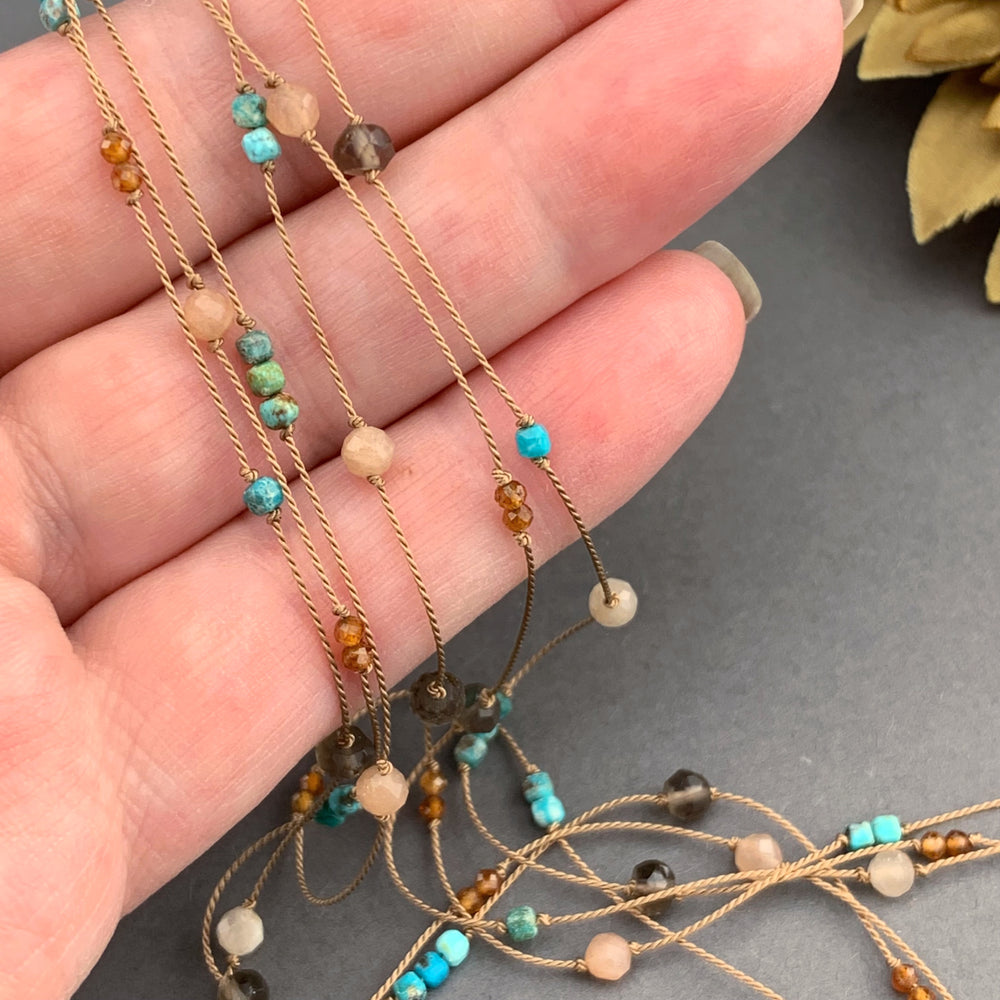 Radiant Necklace Triple Strand