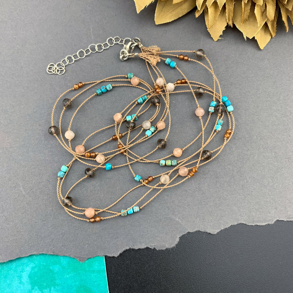 Radiant Necklace Triple Strand