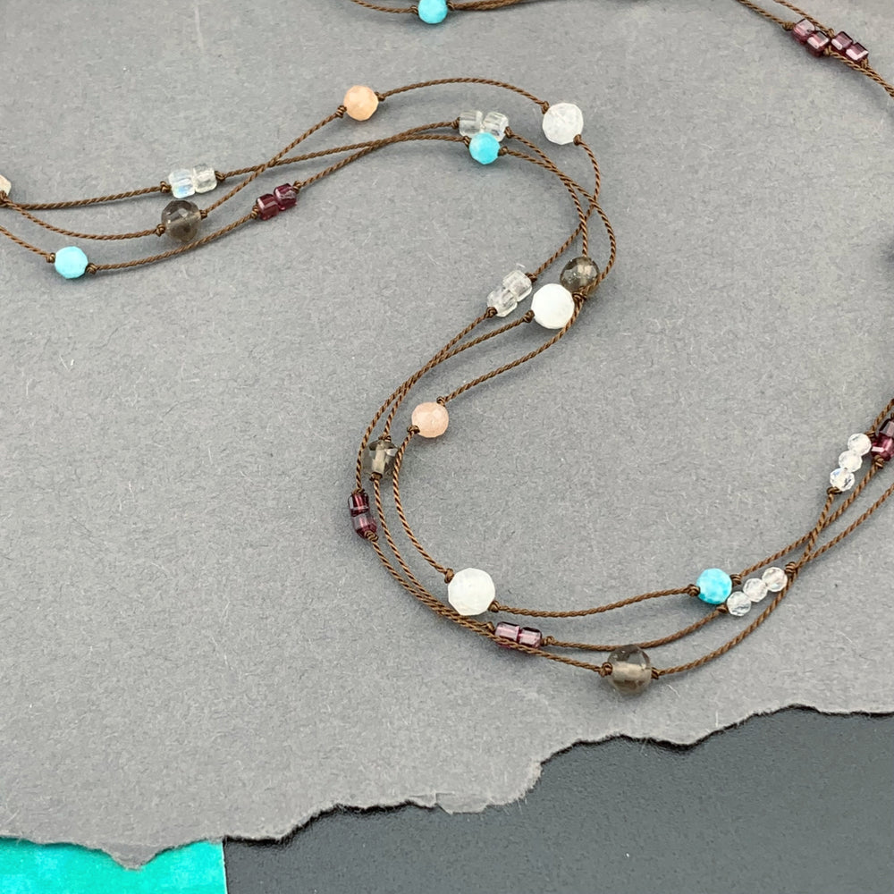 Radiant Necklace Triple Strand