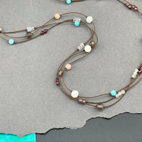 Radiant Necklace Triple Strand