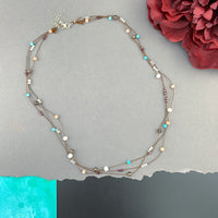 Radiant Necklace Triple Strand
