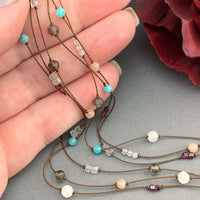 Radiant Necklace Triple Strand
