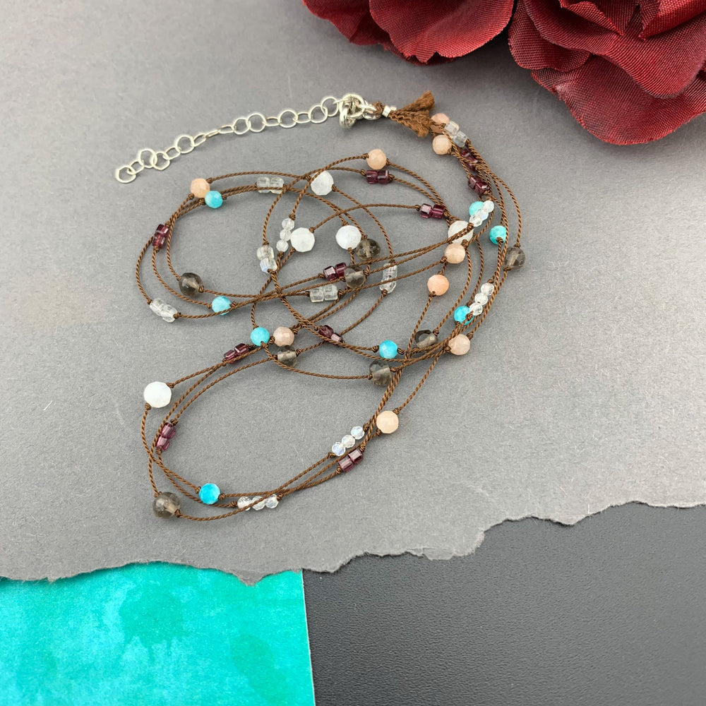 Radiant Necklace Triple Strand