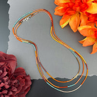 Single Strand Beaded Necklaces 60"