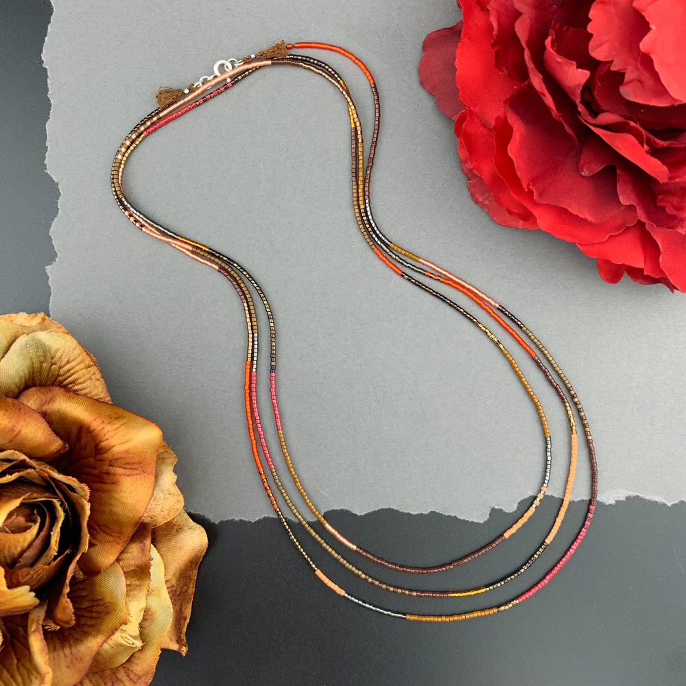Single Strand Beaded Necklaces 60"