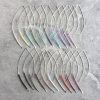 Amplified Marquis Hoop Earrings