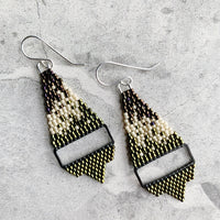Brick Stitch Small Triangle Earrings