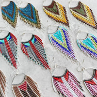 Beaded Fringe Earrings