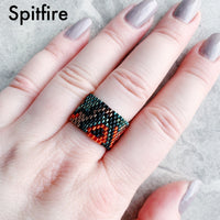 Peyote Stitch Beaded Rings