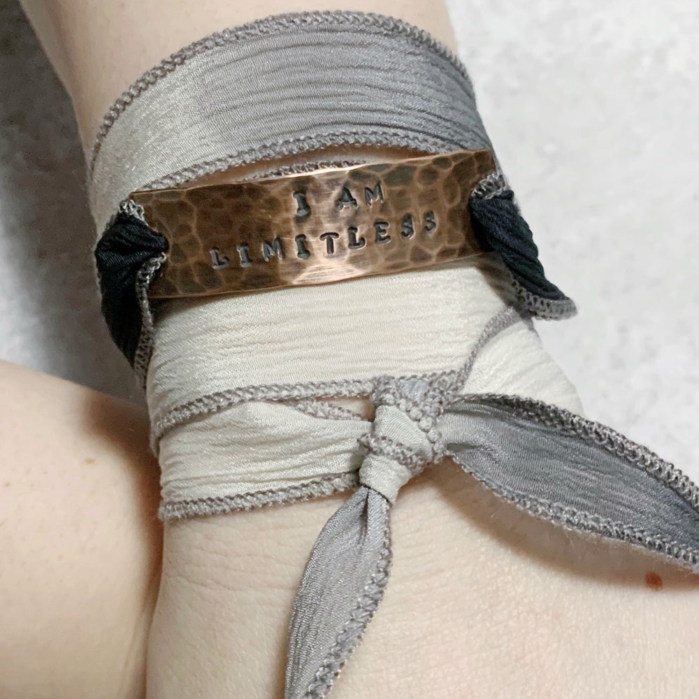 DIY Silk Ribbon Wrap Bracelet